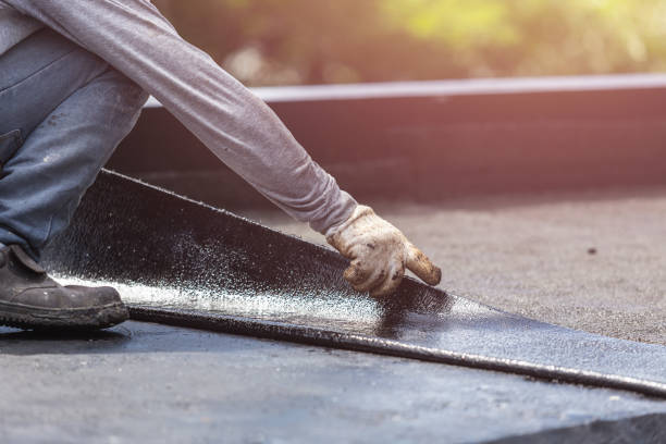 Professional Basement Waterproofing technician working in Thorntown, IN